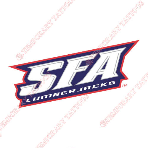 Stephen F Austin Lumberjacks Customize Temporary Tattoos Stickers NO.6393
